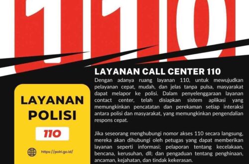Komitmen Polri Dengan Adanya Layanan 110 Untuk Premanisme